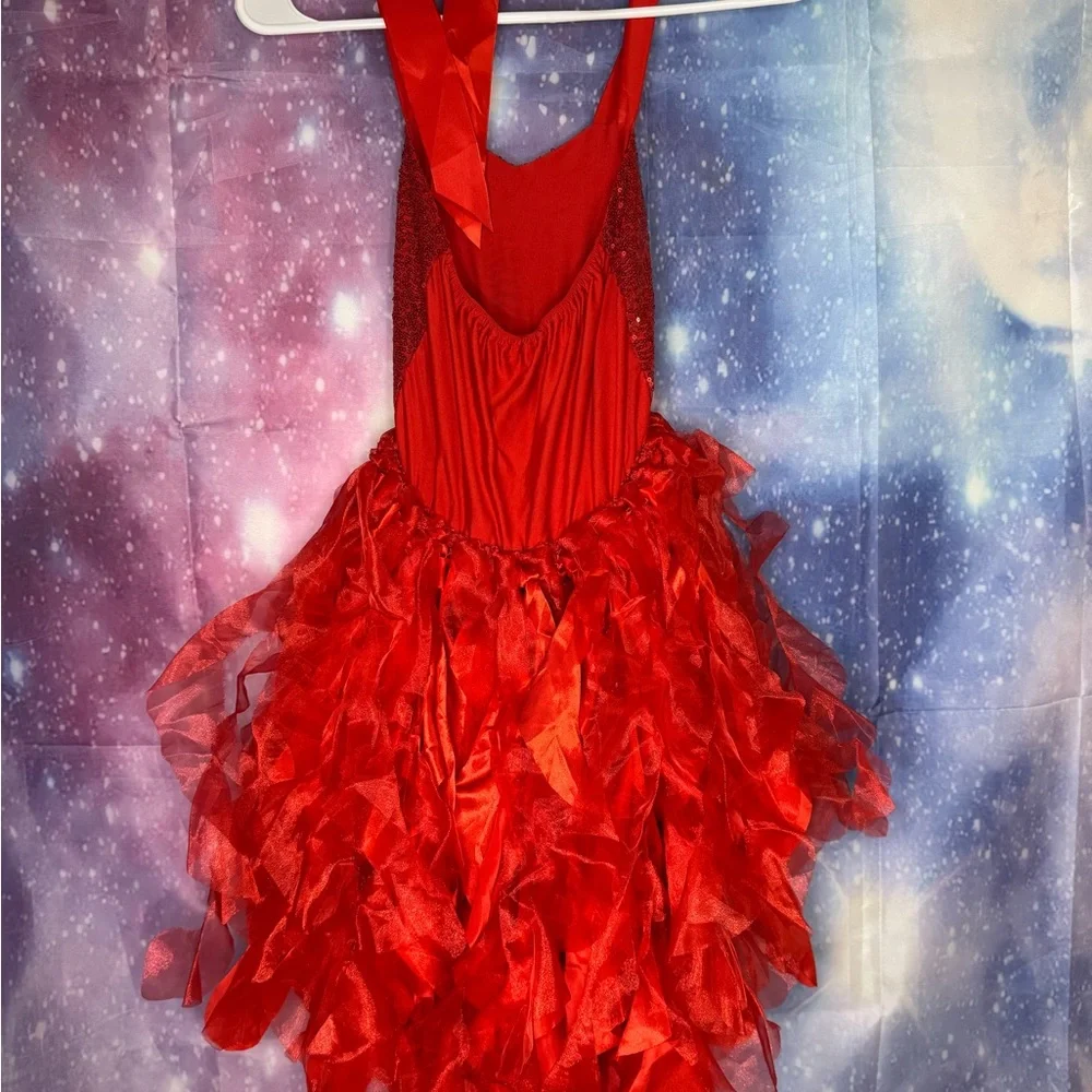 Girls sequin frilly dress